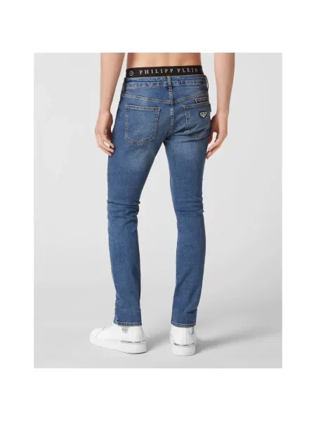 Jeansy Philipp Plein niebieskie