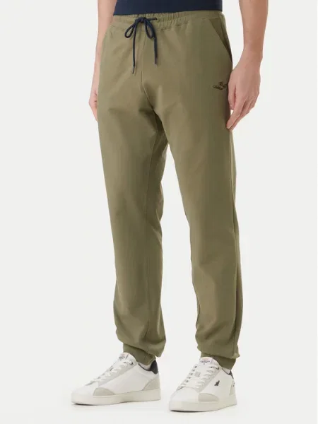 Teplákové kalhoty Aeronautica Militare zelené