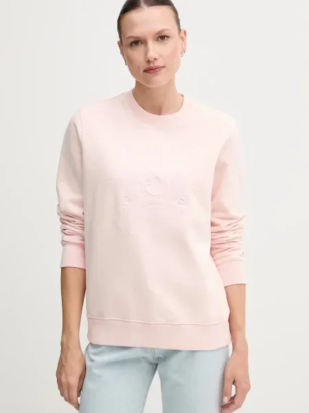 Μπλούζα Tommy Jeans γυναικεία ροζ
