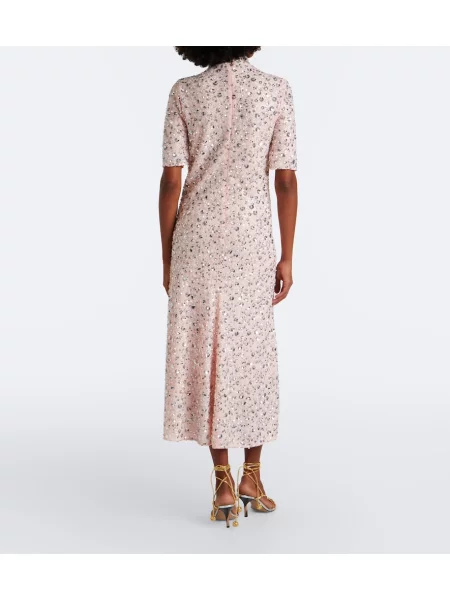 Rochie midi Rabanne roz