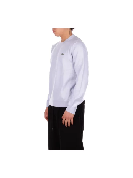 Sweter Lacoste z logo niebieski