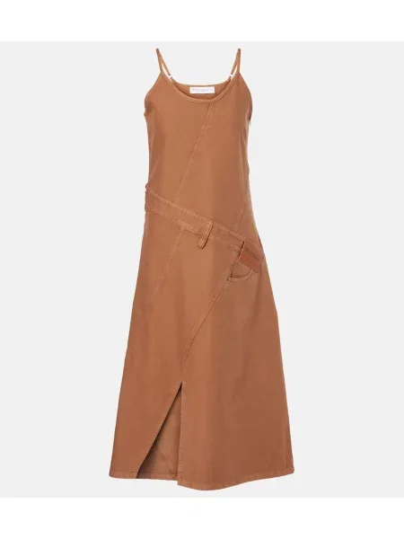 Rochie midi Jw Anderson până la genunchi de costum maro