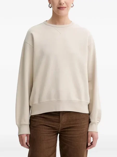 Pulover Levi's® skinny fit cu imagine cu decolteu rotund galben
