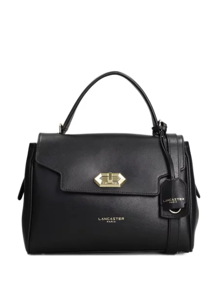 Geantă shopper Lancaster din piele negru