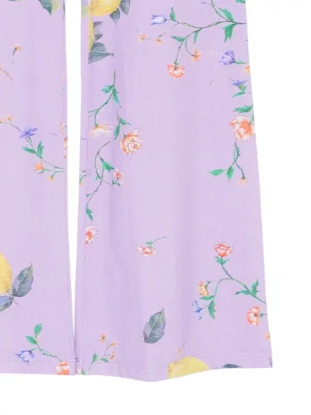 Pantaloni Moschino Jeans cu imagine violet