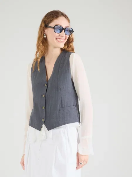 ONLY Vestă de costum ONLTIZANA închis albastru