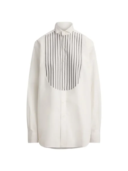 Cămașă Ralph Lauren Collection cu dungi alb