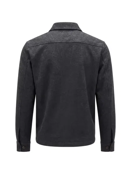 Geacă cămașă Moncler gri