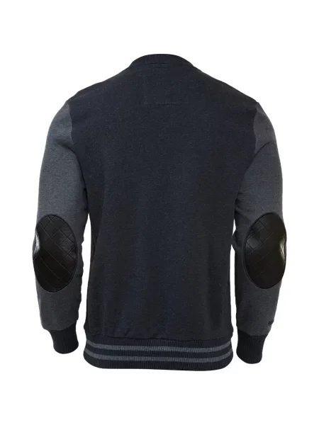 Hanorac Mitchell & Ness din piele gri