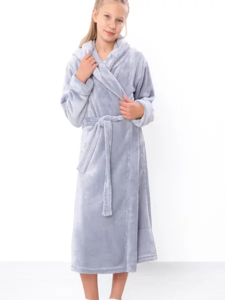 Дитячий Халат Носи своє світло-сірий сірий