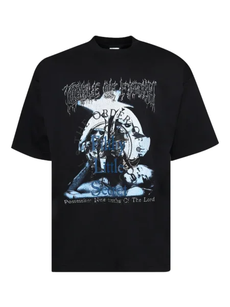 Tricou Vetements cu imagine negru