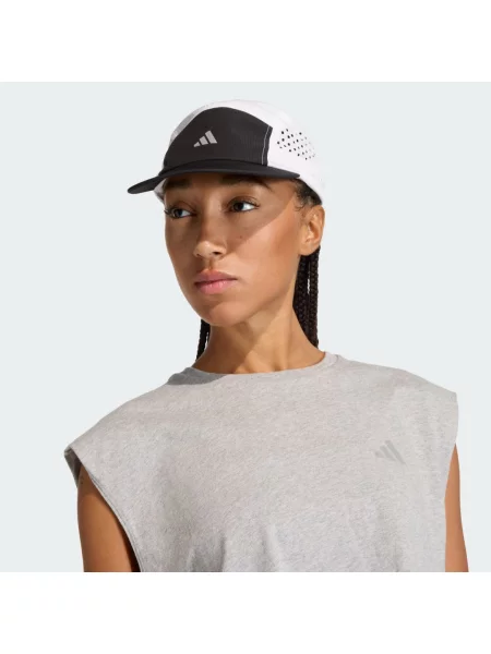 ADIDAS PERFORMANCE Sportovní kšiltovka RUN CLIMACOOL černá bílá