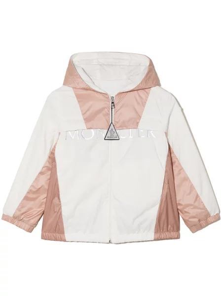 Płaszcz przeciwdeszczowy dziecięcy Moncler Enfant biały