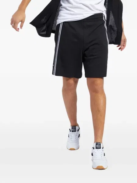 Pantaloni scurți Reebok cu autograf negru