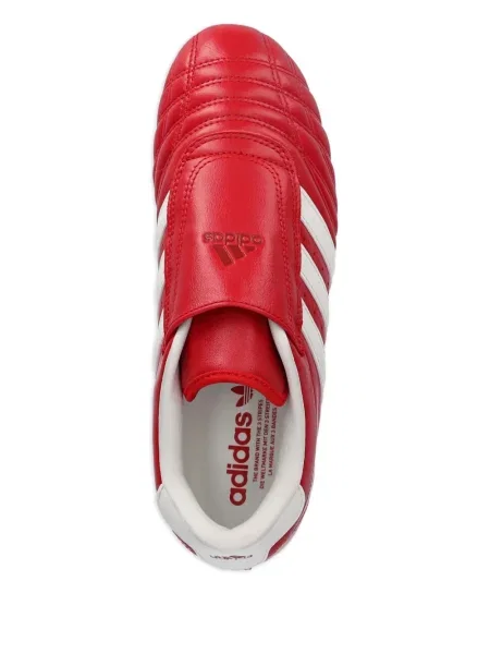 Ριγέ μισό φερμουάρ sneakers Adidas EQT σουέντ μαύρο
