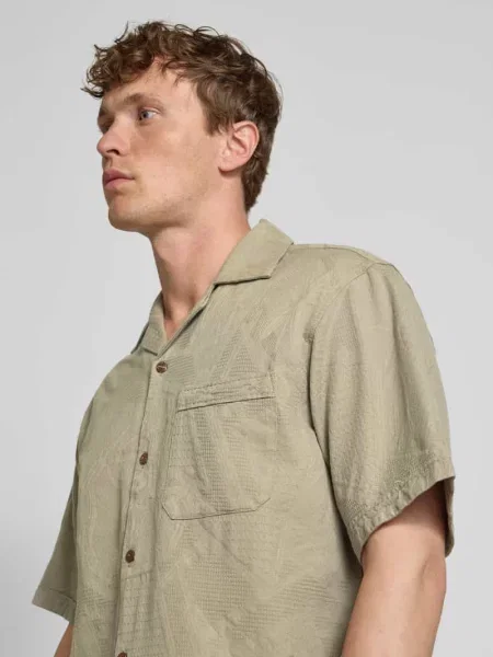 Koszula casualowa z kołnierzem z połami model ‘LUKE’ Jack & Jones Premium