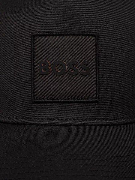 Czapka z daszkiem i naszywką z logo model ‘Elliot’ Boss Orange czarna