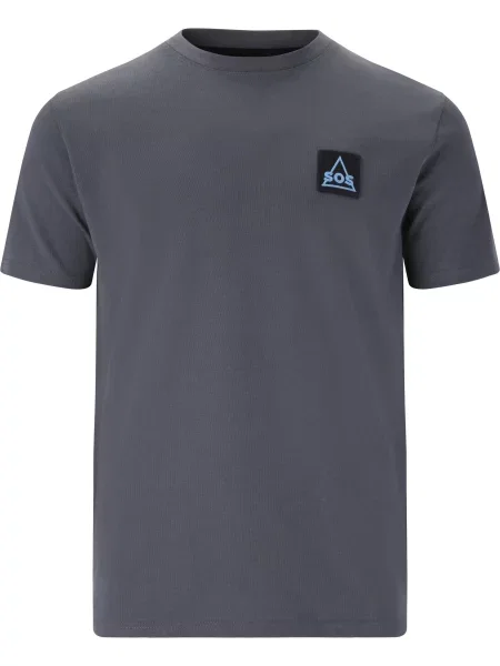 T-shirt SOS Big Wood niebieska