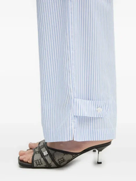 Pantaloni Fiorucci cu dungi albastru