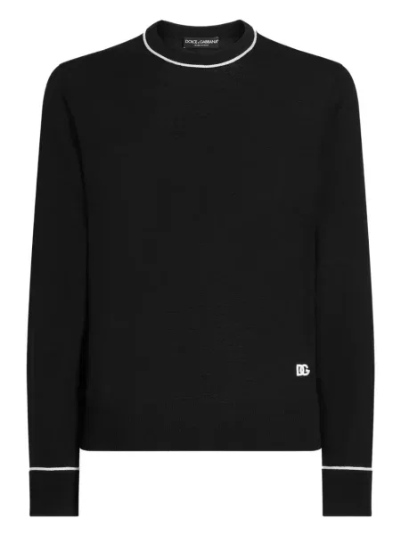 Pulover Dolce & Gabbana de lână negru