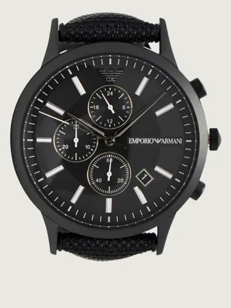 Emporio Armani Ceas Renato Chrono negru
