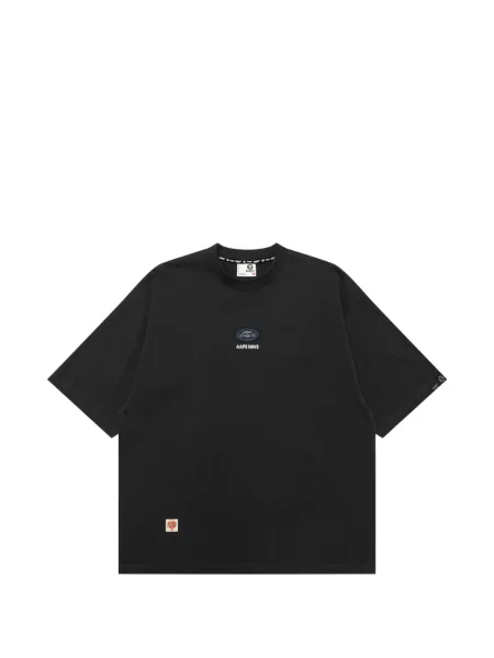 Tricou Aape By A Bathing Ape cu imagine negru