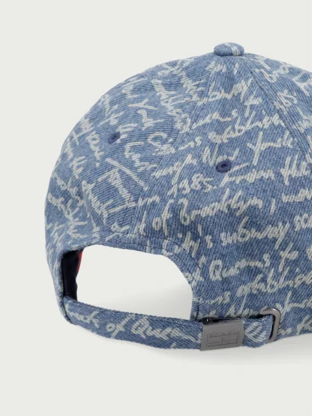 Tommy Jeans czapka bejsbolówka jeansowa niebieska