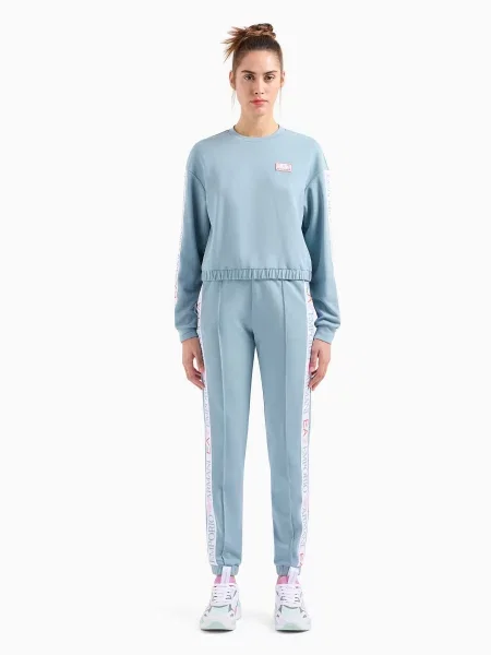 Костюмный спортивный костюм Ea7 синий