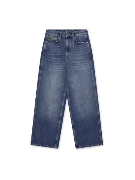 Szerokie jeansy Heyanno niebieskie