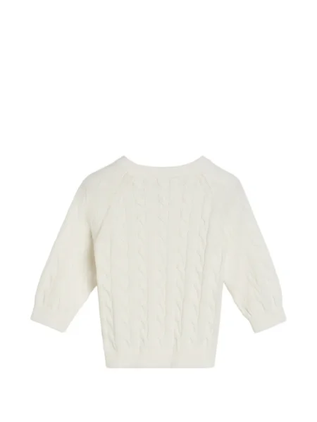 Sweter dziecięcy Brunello Cucinelli biały
