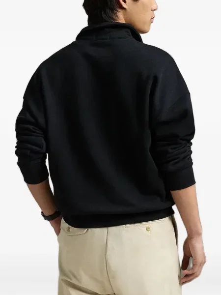 Μισό φερμουάρ sneakers Polo Ralph Lauren λευκό