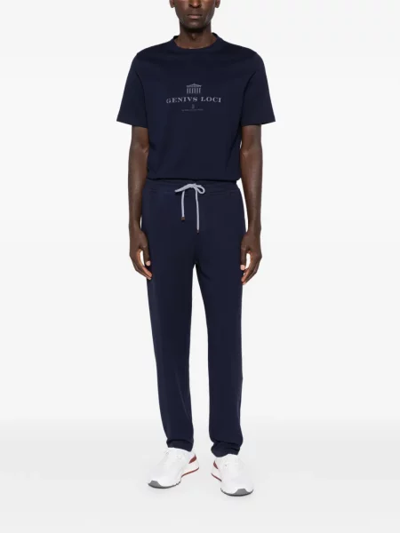 Tricou Brunello Cucinelli albastru