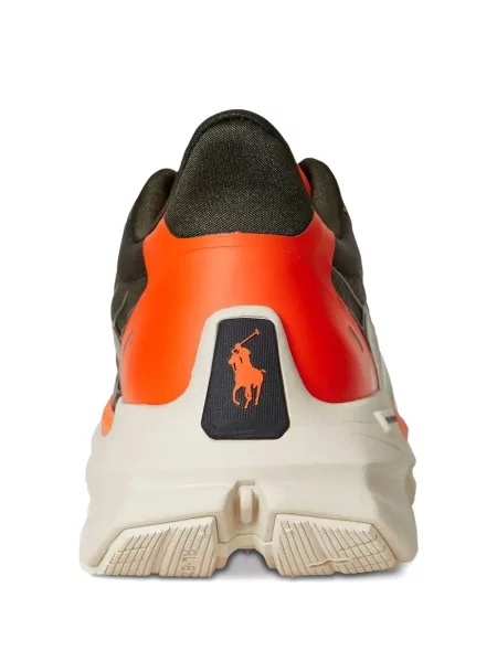 Маратонки Polo Ralph Lauren бродирани кафяво