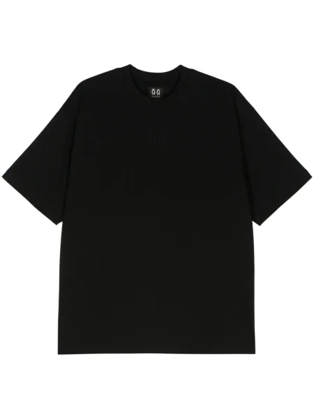Tricou 44 Label Group cu broderie clasic negru