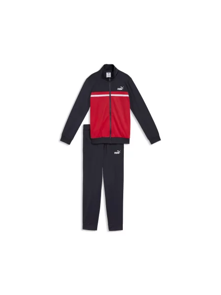 Młodzieżowy dres Colourblocked PUMA biały