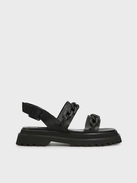 Шкіряні Сандалії PRPY чорний