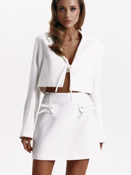 Спідниця міні Gepur молочний