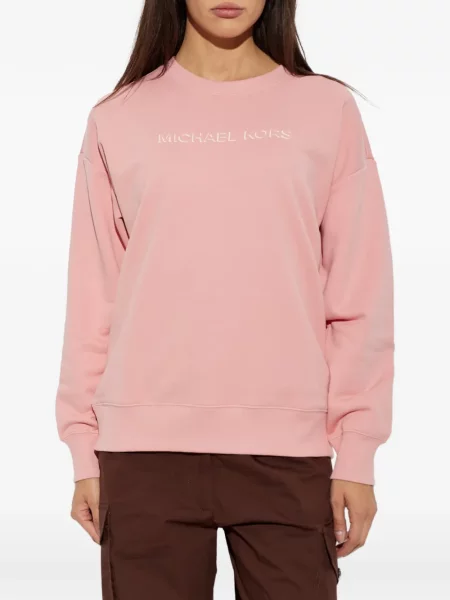 Hanorac Michael Michael Kors cu broderie cu cataramă cu bretele negru