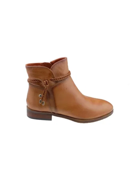 Buty do kostki Pikolinos skórzane brązowe