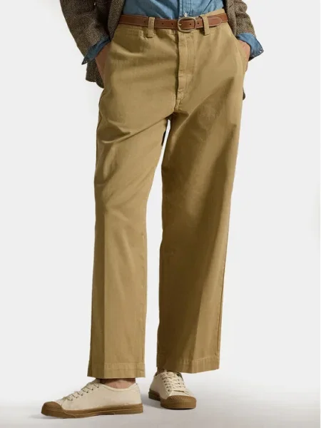 Polo Ralph Lauren Pantaloni din Straight Fit bej
