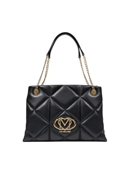 Torebka Love Moschino pikowana czarna