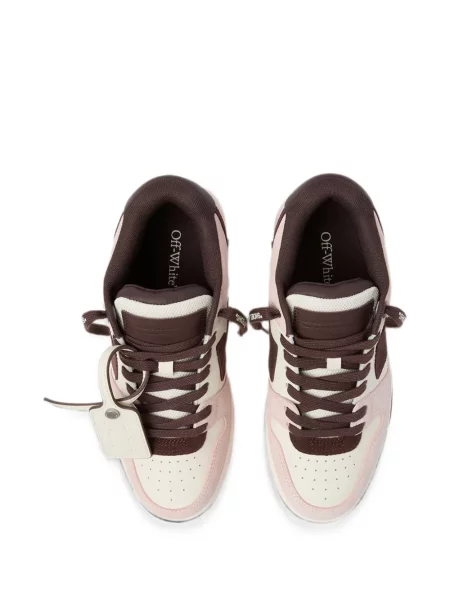 Sneakerși Off-white business alb