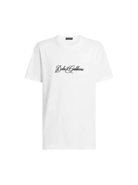 Koszulka Dolce And Gabbana z logo biała