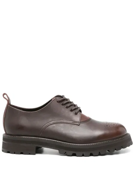 Pantofi derby Hender Scheme din piele maro