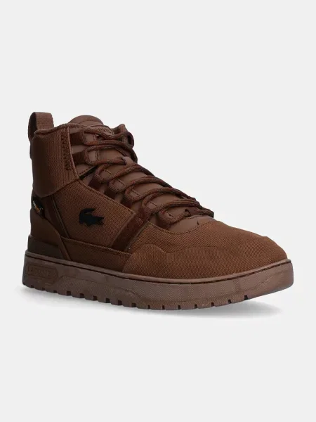 Lacoste sneakers T-Clip Winter Mid maro