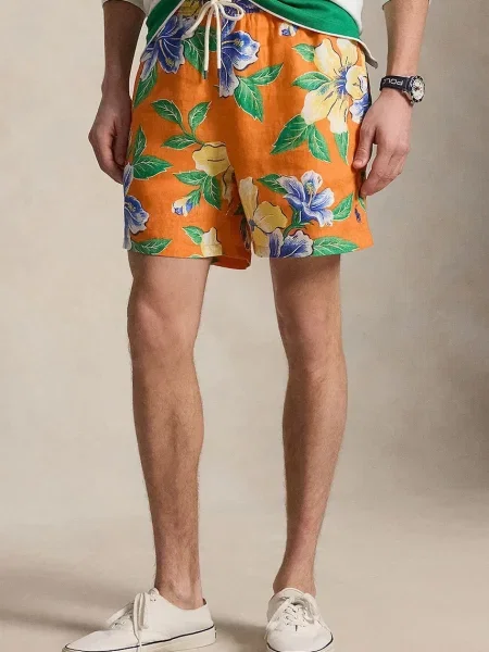 Polo Ralph Lauren kopalne kratke hlače oranžna