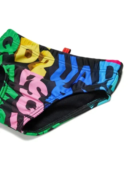 Kąpielówki dziecięce Dsquared2 czarne