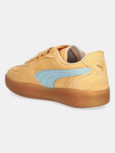 Замшевые кроссовки Puma оранжевые