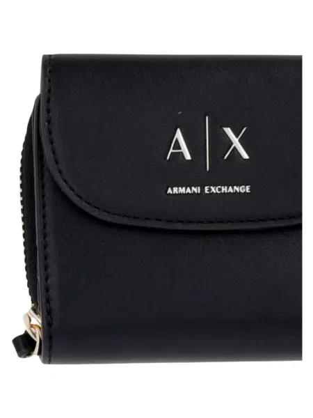 Műbőr kézitáska Armani Exchange fekete