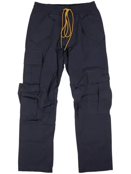 Pantaloni cargo Rhude cu cordon albastru